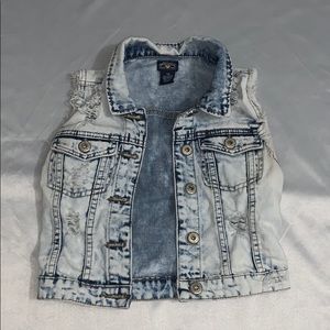 Kids jean vest